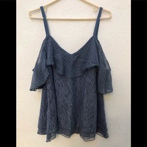 White House Black Market - Blue XL top
